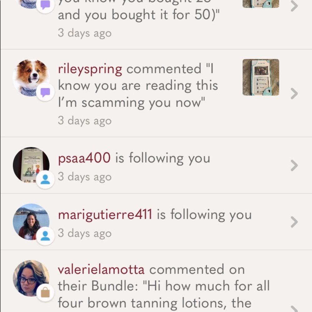 Heads up scammer, don’t buy from her.